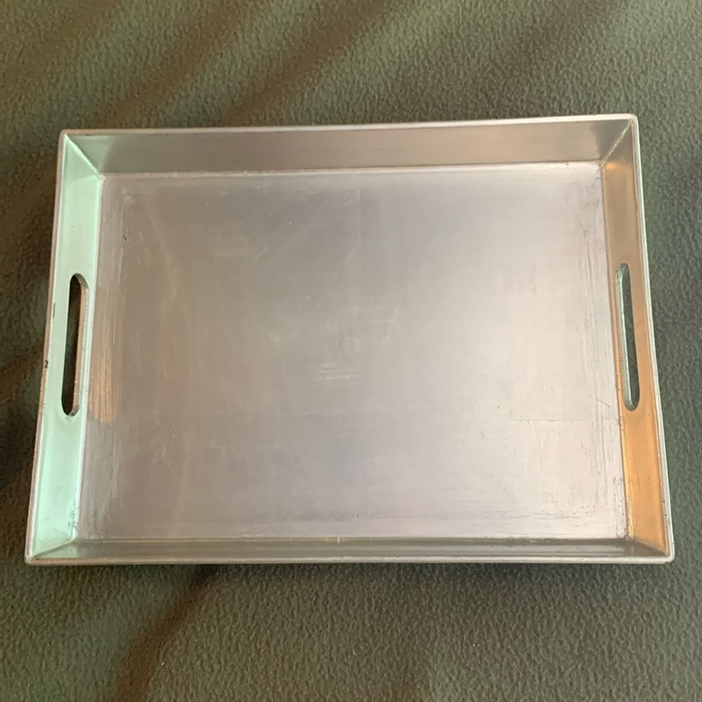 home essentials Cellini Collection silver tray. Approx 11 1/2 x 8 1/2